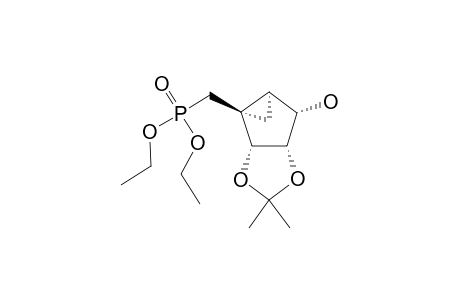 DIETHYL-(1-S,2-R,3-S,4-S,5-S)-4-HYDROXY-2,3-O-(ISOPROPYLIDENE)-BICYCLO-[3.1.0]-HEXANE_PHOSPHONATE