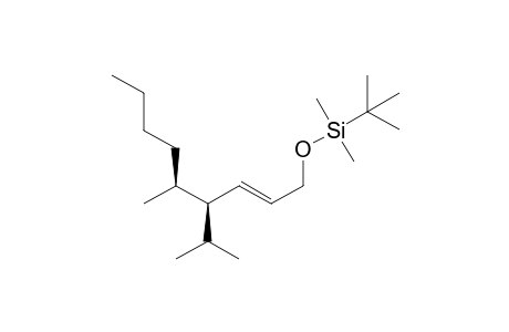(E)-(4S*,5S*)-(1,1-Dimethylethyl)dimethyl[4-(1-methylethyl)-5-methyl-2-heptenyl)oxy]silane