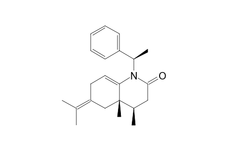 (4R,4aS)-4,4a-dimethyl-1-[(1R)-1-phenylethyl]-6-propan-2-ylidene-3,4,5,7-tetrahydroquinolin-2-one