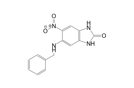 2H-benzimidazol-2-one, 1,3-dihydro-5-nitro-6-[(phenylmethyl)amino]-
