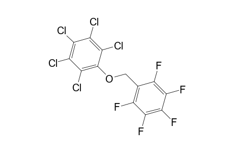 1,2,3,4,5-pentachloro-6-(2,3,4,5,6-pentafluorobenzyl)oxy-benzene