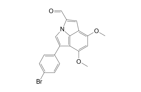 1-(4'-bromophenyl)-6,8-dimethoxypyrrolo[3,2,1-hi]indole-4-carbaldehyde