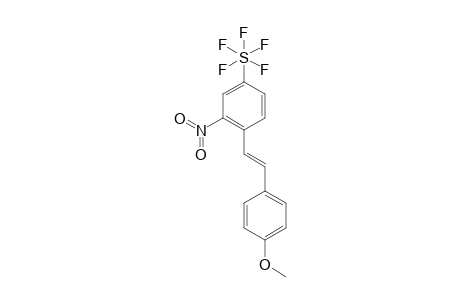 (E)-2-Nitro-1-(4-methoxystyryl)-4-(pentafluorosulfanyl)benzene