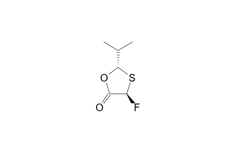 2-ISOPROPYL-4-FLUORO-1,3-OXATHIOLAN-5-ONE;TRANS-ISOMER