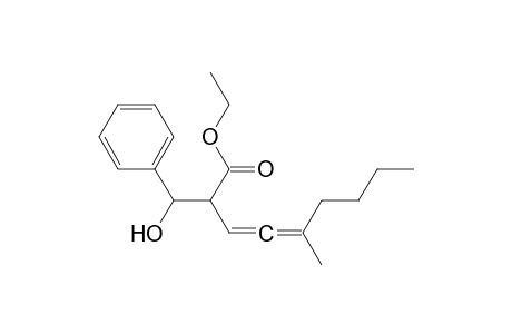 Ethyl 2-[,alpha.-hydroxybenzyl]-5-methyl-3,4-nonadienoate