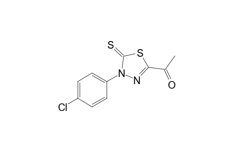5-Acetyl-3-(p-chlorophenyl)-1,3,4-thiadiazol-2(3H)-thione