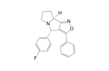 (4S,8aS)-4-(4-fluorophenyl)-3-phenyl-6,7,8,8a-tetrahydro-4H-isoxazolo[3,4-a]pyrrolizine