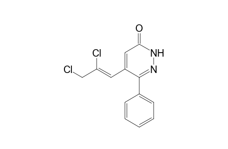 5-[(Z)-2-Chloro-3-chloroprop-1-en-1-yl]-6-phenylpyridazin-3(2H)-one