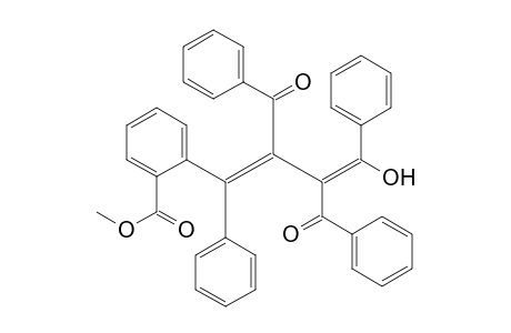 Benzoic acid, 2-(2,3-dibenzoyl-4-hydroxy-1,4-diphenyl-1,3-butadienyl)-, methyl ester, (Z,E)-