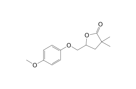5-(4'-Methoxy-phenoxymethyl)-3,3-dimethyl-dihydro-furan-2-one