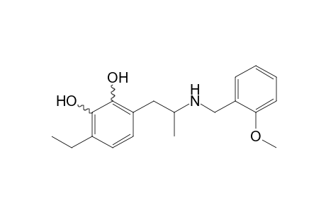 4-EA-NBOMe-M (bis-HO-) MS2