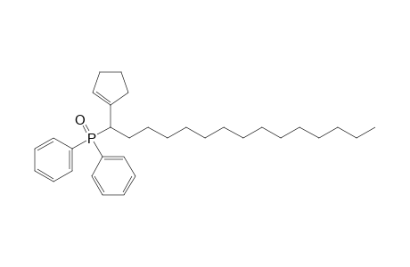 Phosphine oxide, [1-(1-cyclopenten-1-yl)pentadecyl]diphenyl-, (.+-.)-