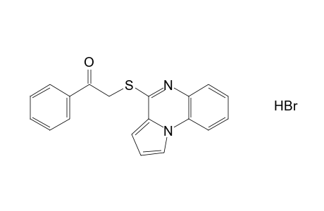 2-[(pyrrolo[1,2-a]quinoxalin-4-yl)thio]acetophenone, monohydrobromide