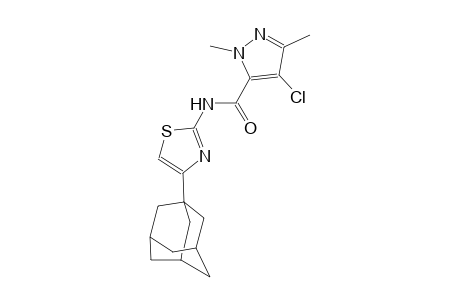 N-[4-(1-adamantyl)-1,3-thiazol-2-yl]-4-chloro-1,3-dimethyl-1H-pyrazole-5-carboxamide