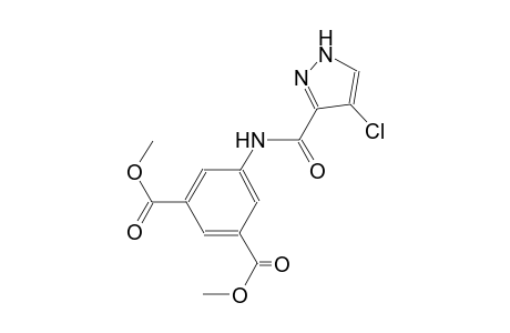 dimethyl 5-{[(4-chloro-1H-pyrazol-3-yl)carbonyl]amino}isophthalate