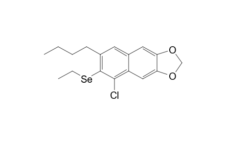 7-Butyl-5-chloro-6-(ethylseleno)naphtho[2,3-d][1,3]dioxole