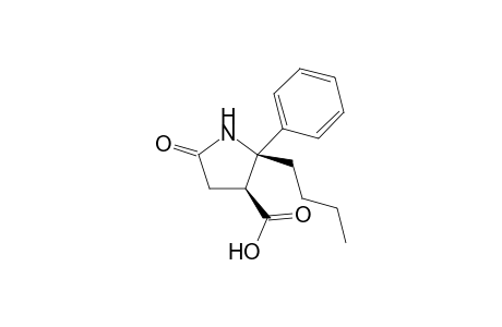 (2S,3S)-2-Butyl-5-oxo-2-phenylpyrrolidine-3-carboxylic acid