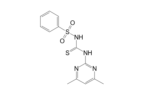 1-(4,6-Dimethyl-2-pyrimidinyl)-3-phenylsulfonyl thiourea