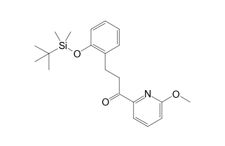 3-(2-((Tert-butyldimethylsilyl)oxy)phenyl)-1-(6-methoxypyridin-2-yl)propan-1-one