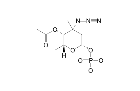 4-O-ACETYL-3-AZIDO-3-C-METHYL-2,3,6-TRIDEOXY-ALPHA-L-LYXO-HEXOPYRANOSYL-PHOSPHATE