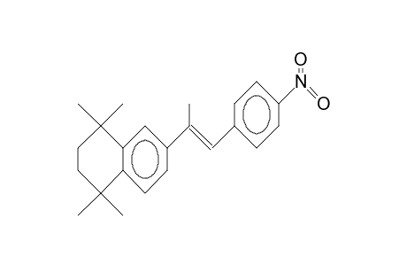 1-(4-Nitro-phenyl)-trans-2-(1,1,4,4-tetramethyl-6-tetralinyl)-1-propene