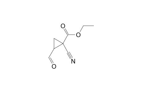 Ethyl 1-cyano-2-formylcyclopropanecarboxylate