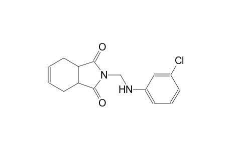 2-[(3-chloroanilino)methyl]-3a,4,7,7a-tetrahydro-1H-isoindole-1,3(2H)-dione