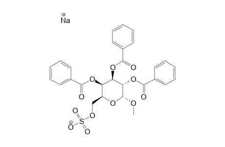 METHYL-2,3,4-TRI-O-BENZOYL-ALPHA-D-GALACTOPYRANOSIDE-6-(SODIUMSULPHATE)