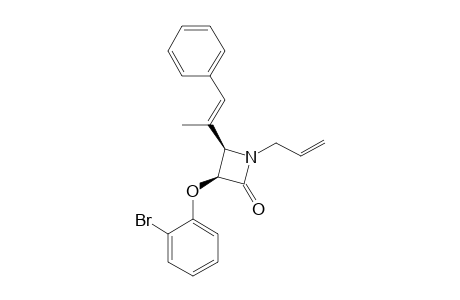 1-ALLYL-3-(2-BrOMOPHENOXY)-4-(1-METHYL-2-PHENYLVINYL)-AZETIDIN-2-ONE