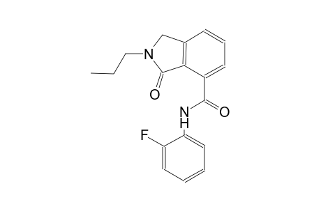 1H-isoindole-4-carboxamide, N-(2-fluorophenyl)-2,3-dihydro-3-oxo-2-propyl-