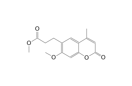 methyl 3-(7-methoxy-4-methyl-2-oxo-2H-chromen-6-yl)propanoate