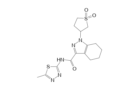 1H-indazole-3-carboxamide, 4,5,6,7-tetrahydro-N-(5-methyl-1,3,4-thiadiazol-2-yl)-1-(tetrahydro-1,1-dioxido-3-thienyl)-