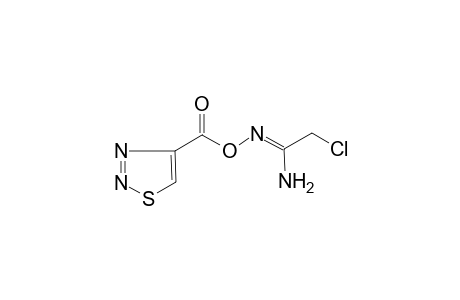 (1Z)-2-Chloro-N'-[(1,2,3-thiadiazol-4-ylcarbonyl)oxy]ethanimidamide