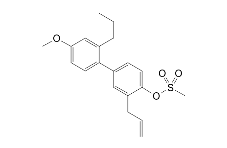 3-allyl-4'-methoxy-2'-propyl-biphenyl-4-ylmethanesulfonate