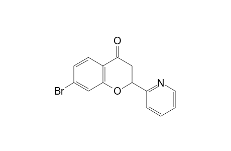 7-bromo-2-(2-pyridyl)-4-chromanone