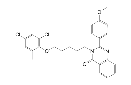 3-[5-(2,4-dichloro-6-methylphenoxy)pentyl]-2-(4-methoxyphenyl)-4(3H)-quinazolinone