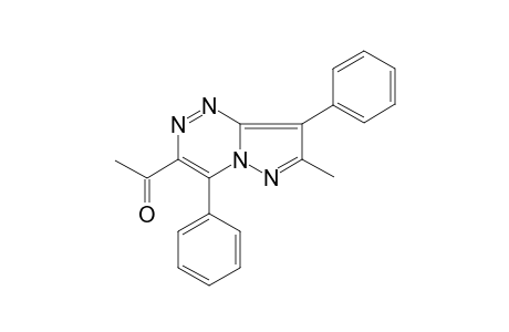 1-(7-Methyl-4,8-diphenyl-pyrazolo[5,1-c][1,2,4]triazin-3-yl)-ethanone