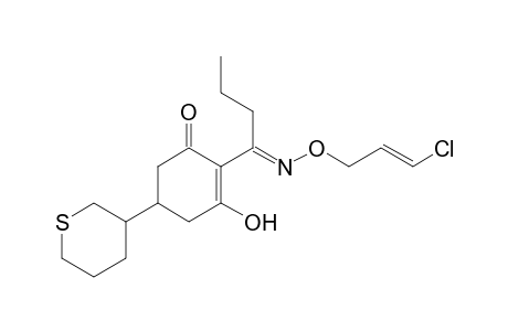 2-(1-<3-Chloro-2-propen-1-yloxyimino>-1-butyl)-3 -hydroxy-5-(3-thienyl)-2-cyclohexen-1-one