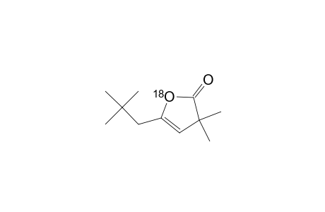 2(3H)-Furanone-1-18O, 5-(2,2-dimethylpropyl)-3,3-dimethyl-