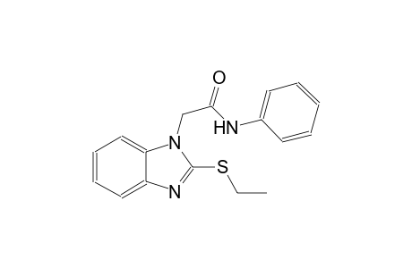 2-[2-(ethylsulfanyl)-1H-benzimidazol-1-yl]-N-phenylacetamide