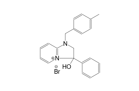 3-hydroxy-1-(4-methylbenzyl)-3-phenyl-1H,2H,3H-imidazo[1,2-a]pyridin-4-ium bromide