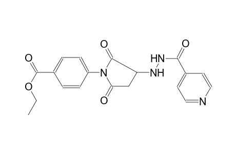 ethyl 4-[3-(2-isonicotinoylhydrazino)-2,5-dioxo-1-pyrrolidinyl]benzoate