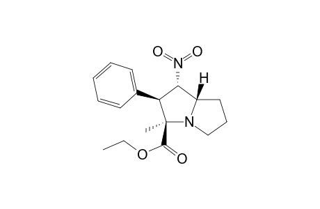 (1S*,2S*,3R*,7aS*)-3-methyl-1-nitro-2-phenylazabicyclo[3.3.0]octane-3-carboxylic acid ethyl ester