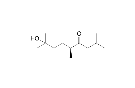 (5S)-2,5,8-trimethyl-8-oxidanyl-nonan-4-one