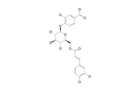 DRACUNCULIFOSIDE-B;3-HYDROXY-4-[(6-O-(E)-CAFFEOYL)-BETA-D-GLUCOPYRANOSYL]-OXY-BENZOIC-ACID