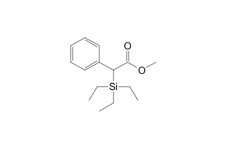 Methyl .alpha.-triethylsilyl-phenylacetate