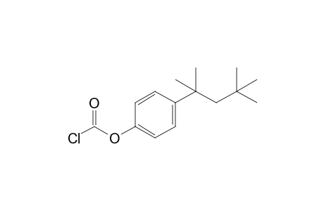p-(1,1,3,3-tetramethylbutyl)phenol, chloroformate