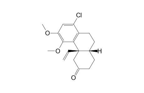 (4aR,10aR)-8-chloranyl-4a-ethenyl-5,6-dimethoxy-1,2,4,9,10,10a-hexahydrophenanthren-3-one