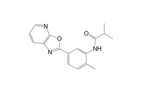 2-methyl-N-(2-methyl-5-[1,3]oxazolo[5,4-b]pyridin-2-ylphenyl)propanamide