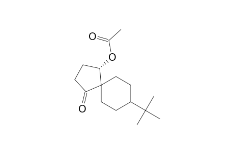 Spiro[4.5]decan-1-one, 4-(acetyloxy)-8-(1,1-dimethylethyl)-, trans-
